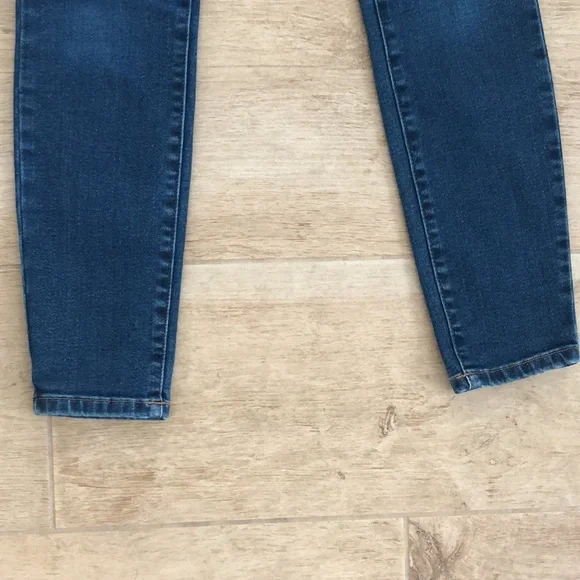 Everlane Authentic Stretch high rise skinny jean size 25 dark blue wash - Picture 8 of 14